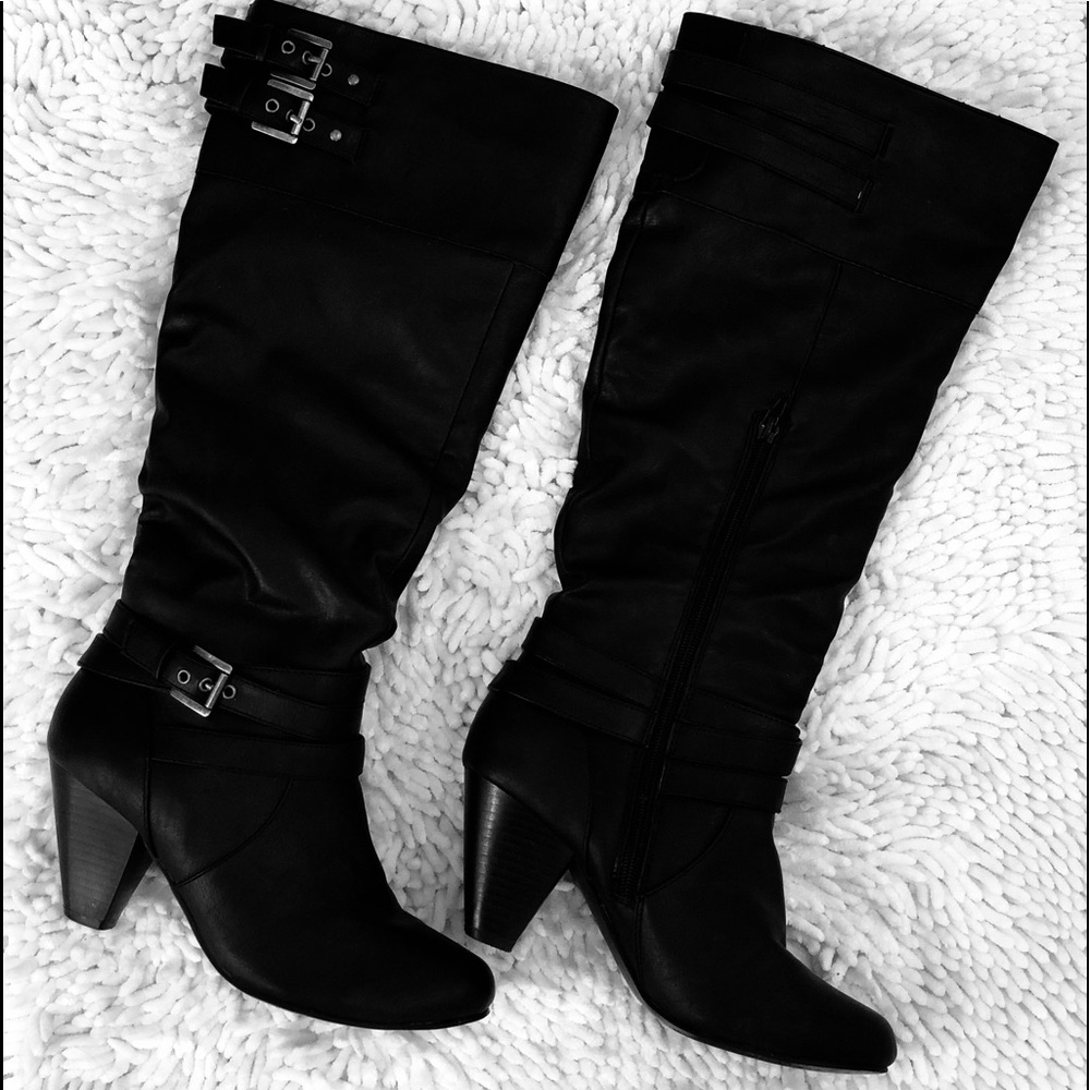 Black boots